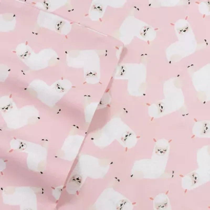 Sweet Home Collection™ Llamas Microfiber Wrinkle Resistant Kids Sheet Set