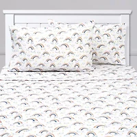 Sweet Home Collection™ Rainbows Microfiber Wrinkle Resistant Kids Sheet Set