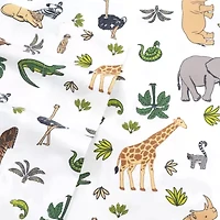 Sweet Home Collection™ Wild Animals Wrinkle Resistant Kids Sheet Set