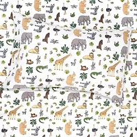 Sweet Home Collection™ Wild Animals Wrinkle Resistant Kids Sheet Set