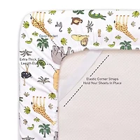 Sweet Home Collection™ Wild Animals Wrinkle Resistant Kids Sheet Set