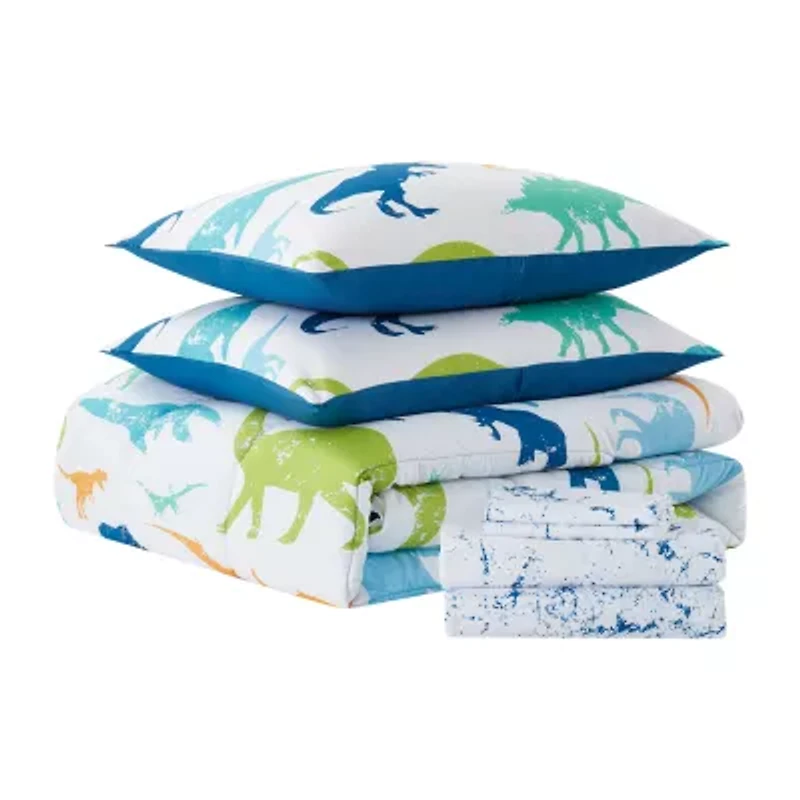 Sweet Home Collection™ Dinosaurs Lightweight Down Alternative Kids Comforter Set