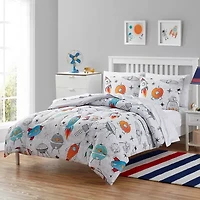 Sweet Home Collection™ Space Lightweight Down Alternative Kids Comforter Set