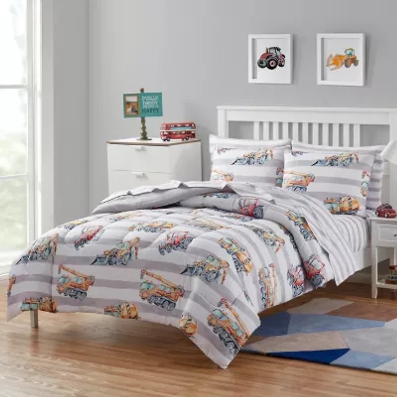Sweet Home Collection™ Trucks Lightweight Down Alternative Kids Comforter Set