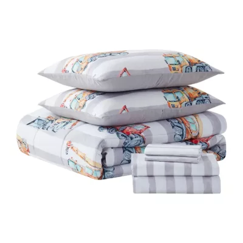 Sweet Home Collection™ Trucks Lightweight Down Alternative Kids Comforter Set