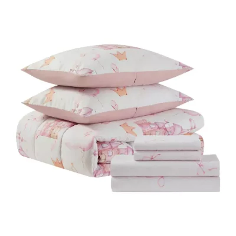 Sweet Home Collection™ Fairytale Princess Printed Kids Bedding Set includes Sheet