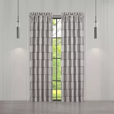 Queen Street Benton Rod Pocket Light-Filtering Set of 2 Curtain Panel