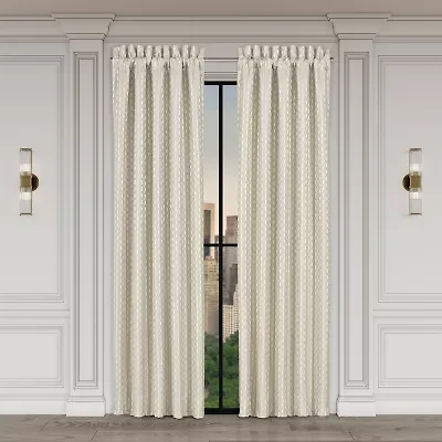 Queen Street Melbourne Rod Pocket Light-Filtering Set of 2 Curtain Panel