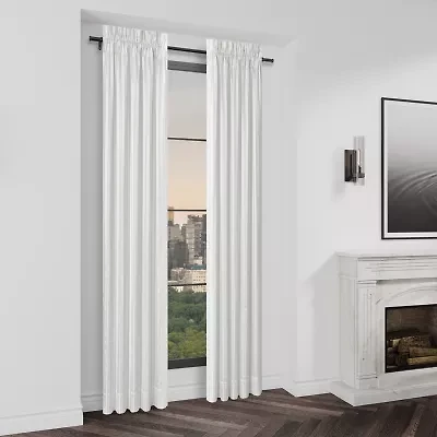 Queen Street Charleston Rod Pocket Light-Filtering Set of 2 Curtain Panel