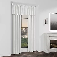 Queen Street Charleston Rod Pocket Light-Filtering Set of 2 Curtain Panel