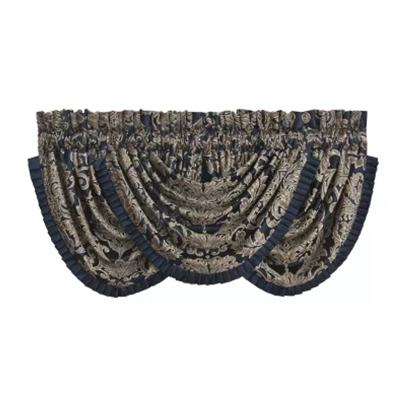 Queen Street Modena Rod Pocket Waterfall Valance