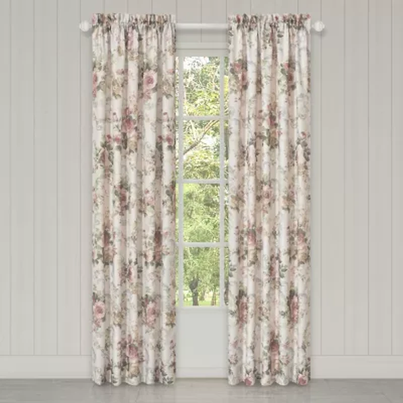 Royal Court Chablis Rod Pocket Light-Filtering Set of 2 Curtain Panel
