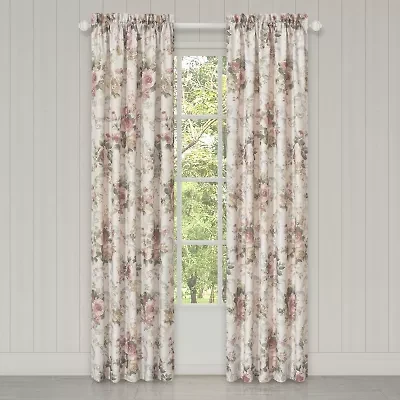 Royal Court Chablis Rod Pocket Light-Filtering Set of 2 Curtain Panel
