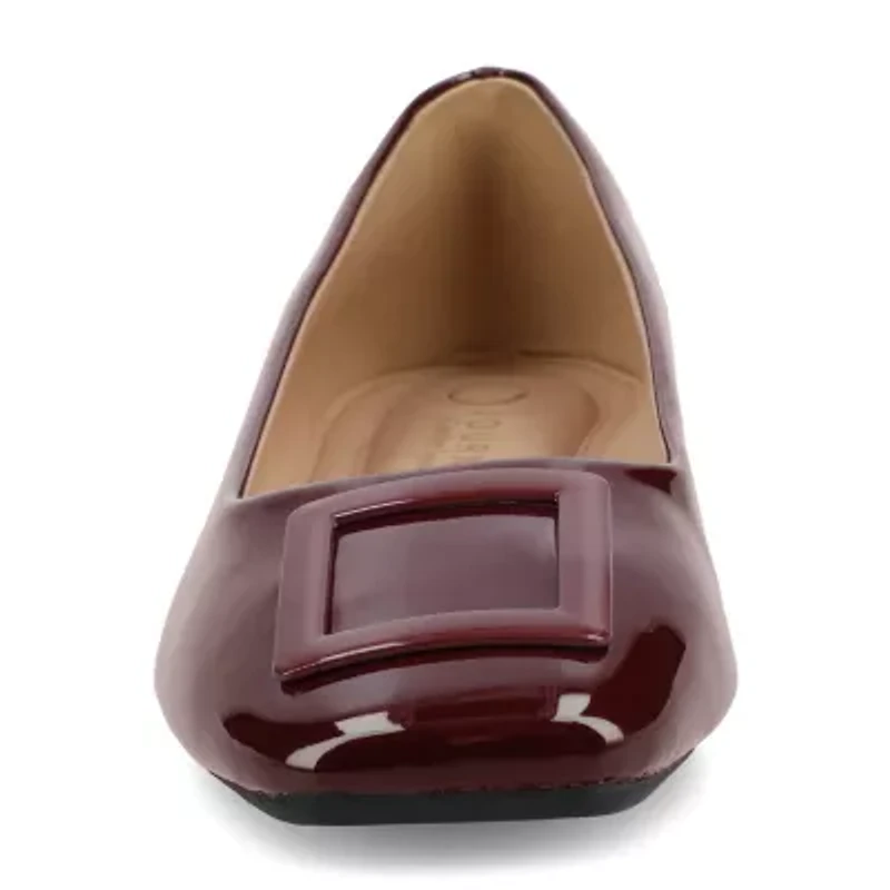Journee Collection Womens Square Ballet Flats