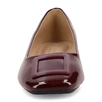 Journee Collection Womens Square Ballet Flats