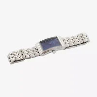 Geneva Mens Silver Tone Bracelet Watch Mac7146jc