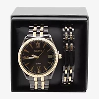 Geneva Mens Two Tone Bracelet Watch Mac7147jc