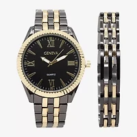 Geneva Mens Two Tone Bracelet Watch Mac7147jc