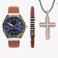 Mens Blue 3-pc. Watch Boxed Set Mac7149jc