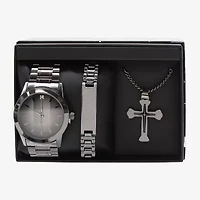 Mens Black 3-pc. Watch Boxed Set Mac7151jc