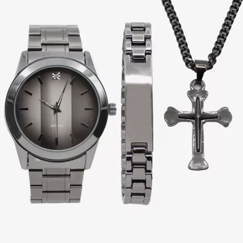 Mens Black 3-pc. Watch Boxed Set Mac7151jc