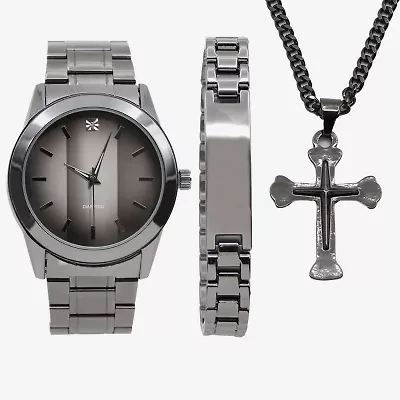 Mens Black 3-pc. Watch Boxed Set Mac7151jc