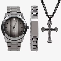 Mens Black 3-pc. Watch Boxed Set Mac7151jc