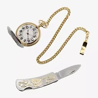 Mens Two Tone 3-pc. Watch Boxed Set Mac7152jc