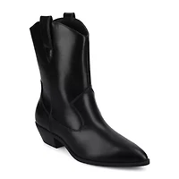 Journee Collection Womens Fritzie Block Heel Booties