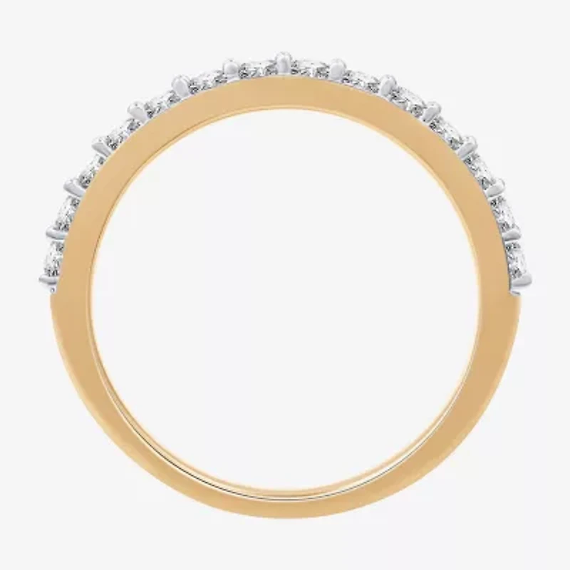 (H-I, I1) Womens 1 CT. T.W. Lab Grown White Diamond 14K Gold Over Silver Bridal Set