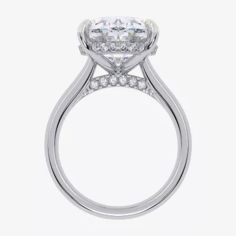 Signature By Modern Bride (G/Vs2-Si1) Womens 8 1/4 Ct. T.W. Lab Grown White Diamond 14K Gold Oval Solitaire Engagement Ring