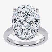 Signature By Modern Bride (G/Vs2-Si1) Womens 8 1/4 Ct. T.W. Lab Grown White Diamond 14K Gold Oval Solitaire Engagement Ring