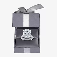 Signature By Modern Bride (G/Vs2-Si1) Womens 8 1/4 Ct. T.W. Lab Grown White Diamond 14K Gold Oval Solitaire Engagement Ring