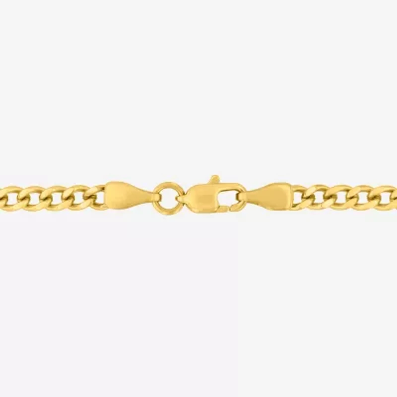 Mens Genuine White Diamond Stainless Steel Cross Rectangular Pendant