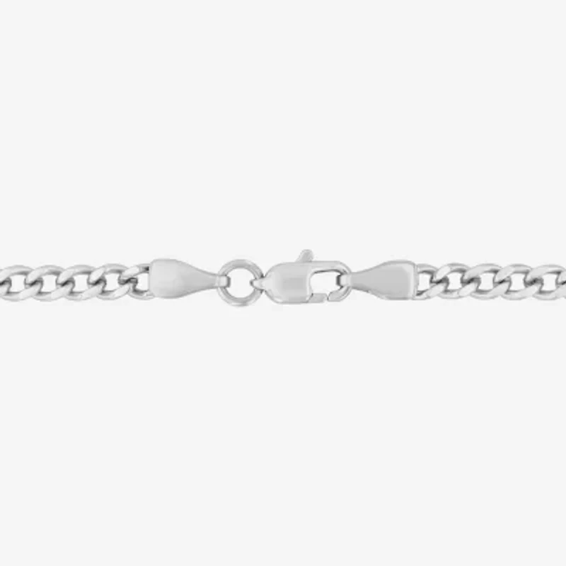 Mens Stainless Steel Rectangular Pendant