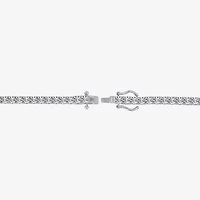 Diamonart Womens Cubic Zirconia Sterling Silver 7.25 Inch Tennis Bracelet