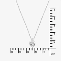 Diamonart Womens Cubic Zirconia Sterling Silver Heart 2-pc. Jewelry Set