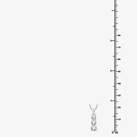 (G, Si1-Si2) Womens 1 CT. T.W. Lab Grown White Diamond Sterling Silver 18 Inch Pendant Necklace