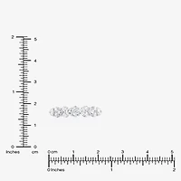 (F, Si2) Womens 1 CT. T.W. Lab Grown White Diamond Sterling Silver Cocktail Ring