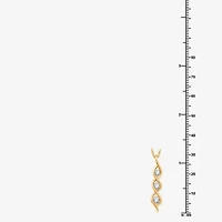 (G, Si1-Si2) Womens 1/2 CT. T.W. Lab Grown White Diamond 14K Gold Over Silver 18 Inch Pendant Necklace