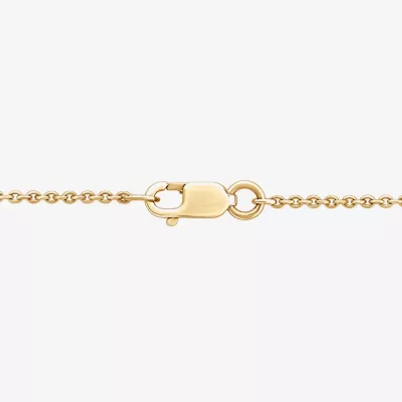 (G, Si1-Si2) Womens 2 CT. T.W. Lab Grown White Diamond 14K Gold Over Silver 18 Inch Pendant Necklace