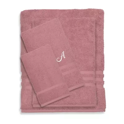 Linum Home Textiles Denzi Monogram Towel Collection -pc. Bath Set