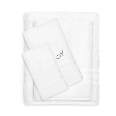 Linum Home Textiles Denzi Monogram Towel Collection -pc. Bath Set