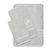 Linum Home Textiles Denzi Monogram Towel Collection 3-pc. Bath Set