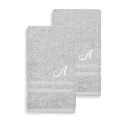 Linum Home Textiles Denzi Monogram Towel Collection 2-pc. Hand