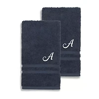 Linum Home Textiles Denzi Monogram Towel Collection 2-pc. Hand
