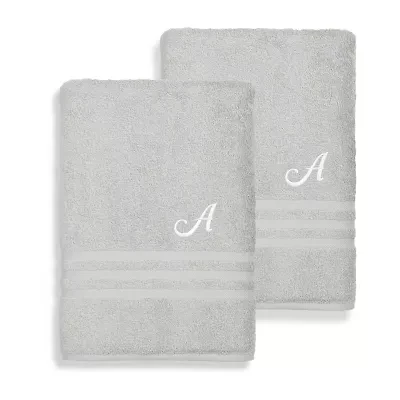 Linum Home Textiles Denzi Monogram Towel Collection 2-pc. Bath