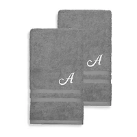 Linum Home Textiles Denzi Monogram Towel Collection 2-pc. Hand