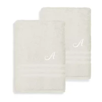 Linum Home Textiles Denzi Monogram Towel Collection 2-pc. Bath Sheet