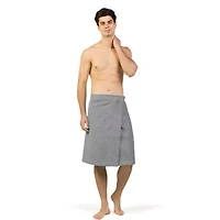 Linum Home Textiles Mens Quick Dry Bath Wrap